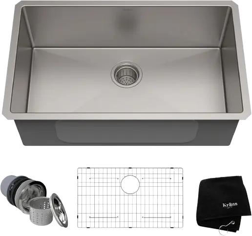 Instruction about how to install undermount kitchen sink and its accessories, complete guidance